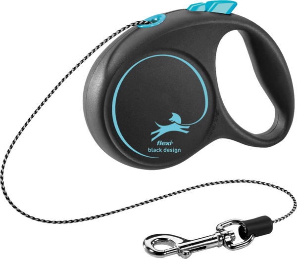 Trixie flexi BLACK DESIGN Rollijn met Koord