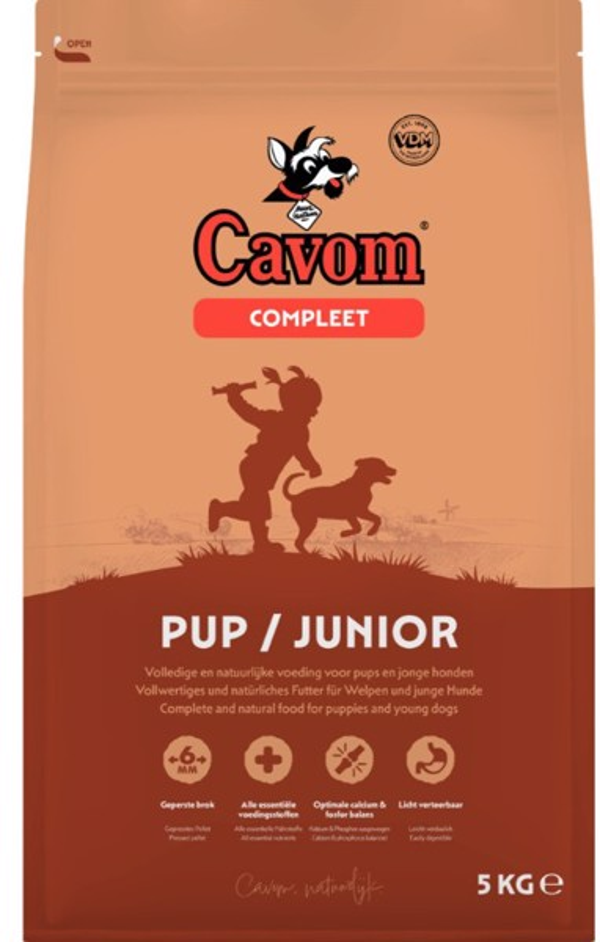 Compleet Pup/Junior 5 kg Rund|Vlees (4x)