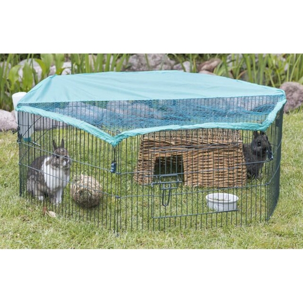 Trixie Ren voor jonge dieren met veiligheidsnet ø 116 × 38 cm