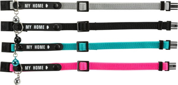 Trixie Kattenhalsband met Adreslabel (4x)