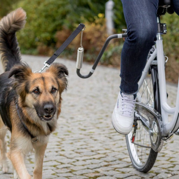 Trixie Biker-Set fiets-hondenbeugel in U-vorm met afstandhouder en schokbreker