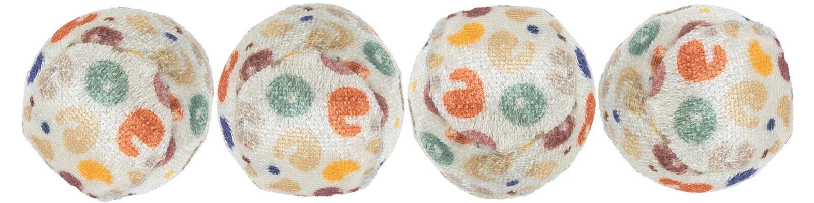 Trixie Set Speelballen met Luipaardprint (4x)