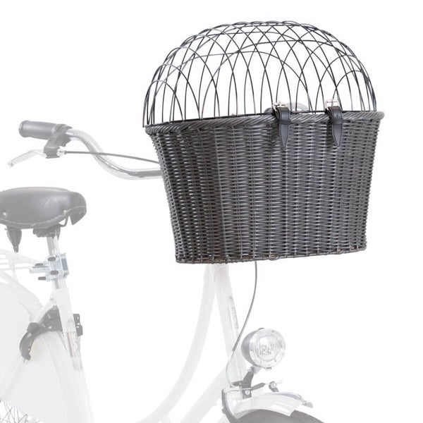Trixie Hondenfietsmand voorop van polyrattan