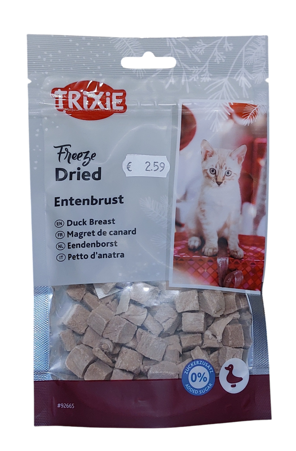 Trixie Xmas Freeze Dried Eendenborst 25 gr