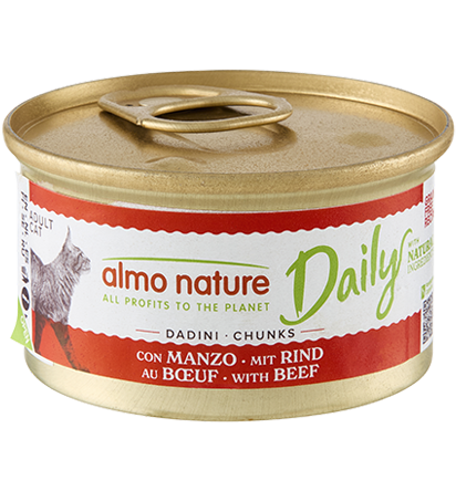 Almo Nature Daily Brokjes met Rund 24x85 gr