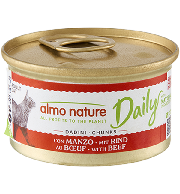 Almo Nature Daily Brokjes met Rund 24x85 gr