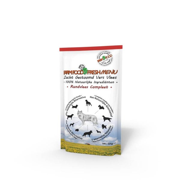 Farm Food Fresh Rund Compleet 125 gr