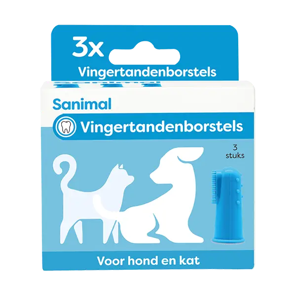 Sanimal Vingertandenborstels 3 st