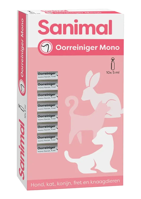 Sanimal Oorreiniger Mono (10 x 5 ml.)