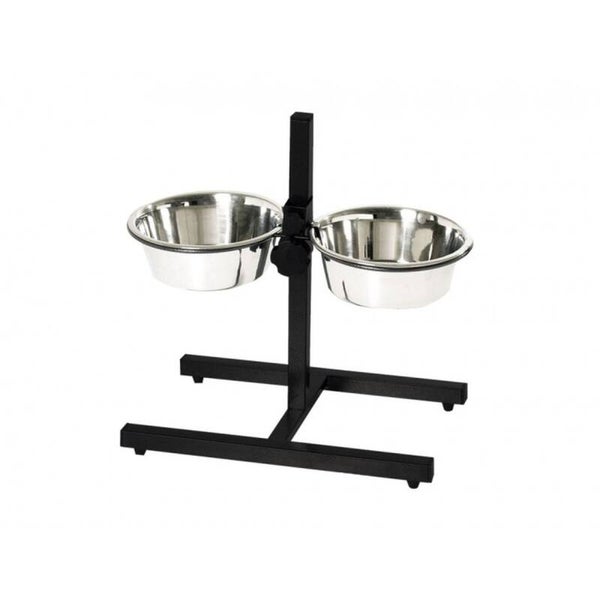 Standaard met RVS bakken