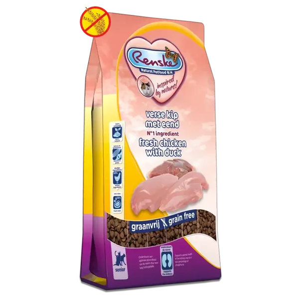 Renske Super Premium Vers bereide kip met eend