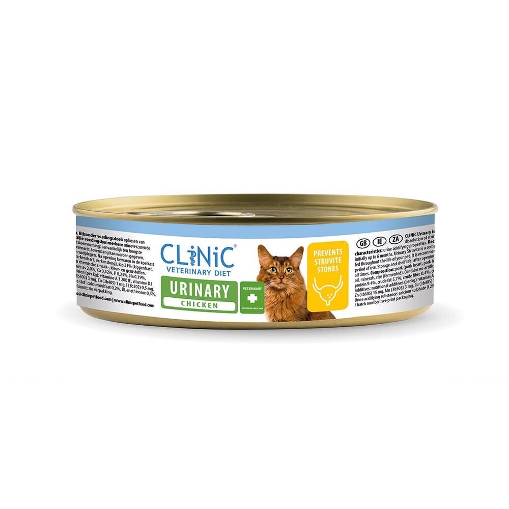 CliNiC Veterinary Diet cat urinary chicken 100gr 12 stuks