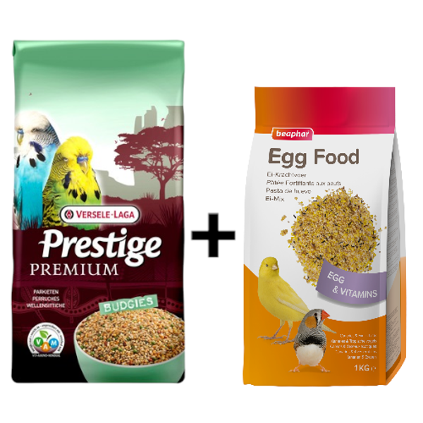 Parkieten zaad + Eivoer 1 kg