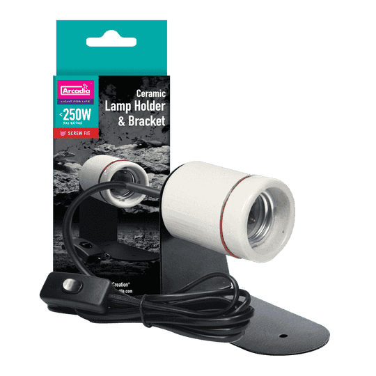 Arcadia Reptile Ceramic Lamp Holder and Bracket