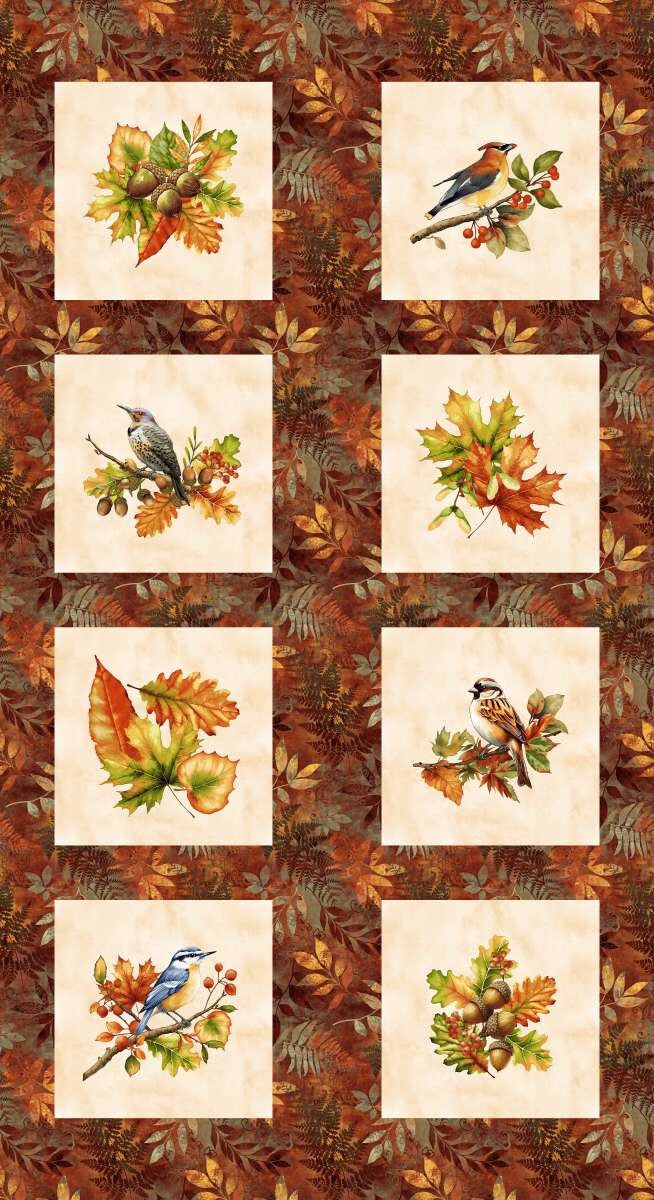 Oak and Berries - 3656B-83 Autumn Multi