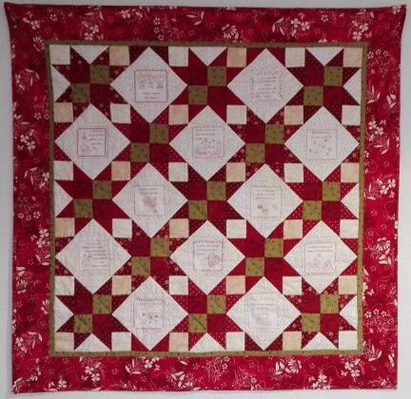 DHZ quiltpakket - Quilt met tekststerren