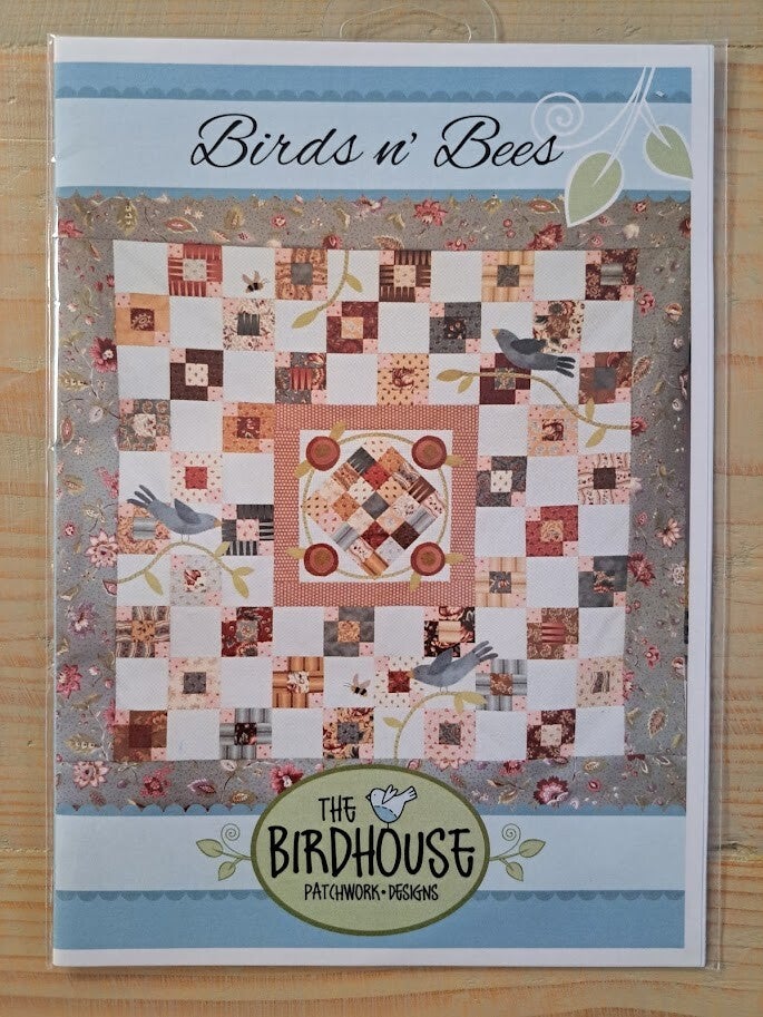 Quiltpatroon - Birds n' Bees