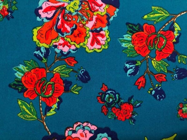 Blue Botanical Blossom