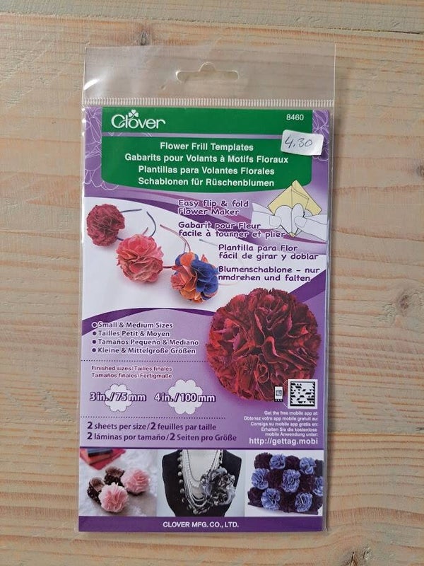 Clover - Flower Frill Templates - S & M