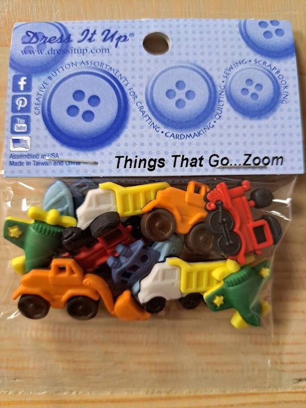 Dress it up - Sierknopen - Things That Go.... Zoom