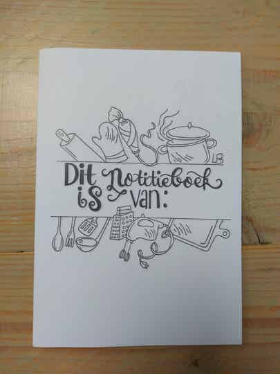 Notitieboek binnenkant - Koken & Bakken