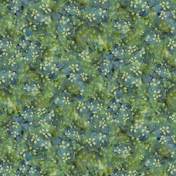 Forest Whisper - Tonal Floral Green
