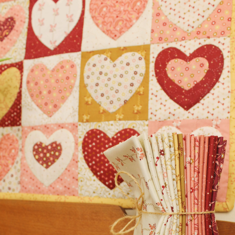 hartjes quilt forever serie quiltstoffen fat quarters