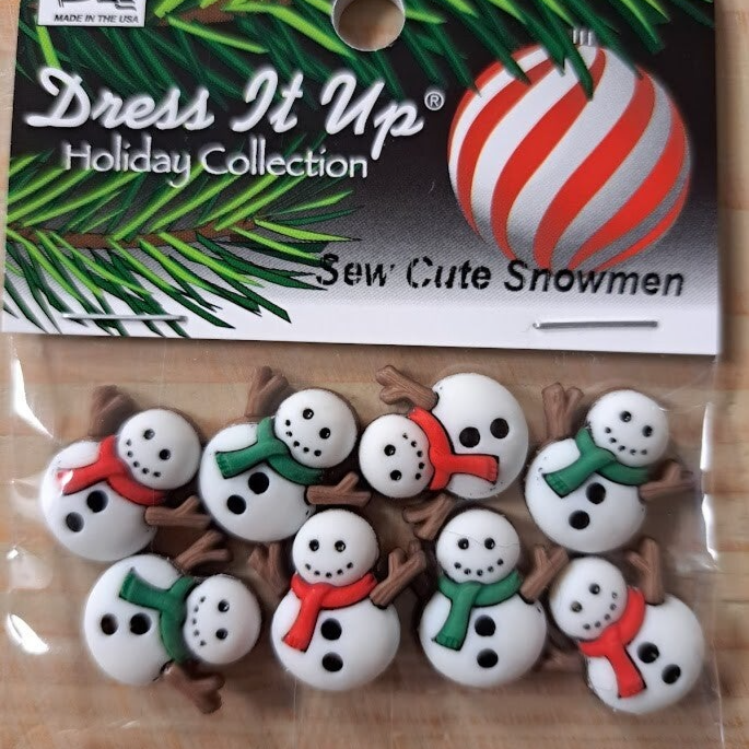 Dress it up - Sierknopen - Sew Cute Snowmen