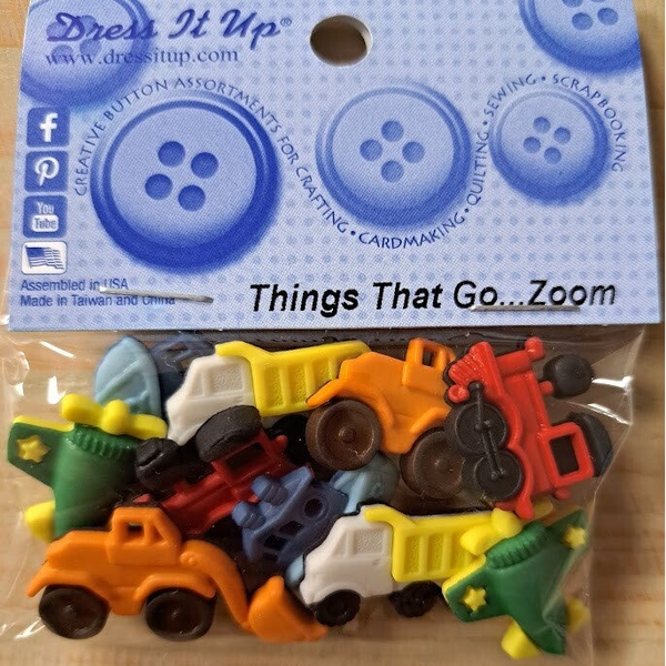 Dress it up - Sierknopen - Things That Go.... Zoom