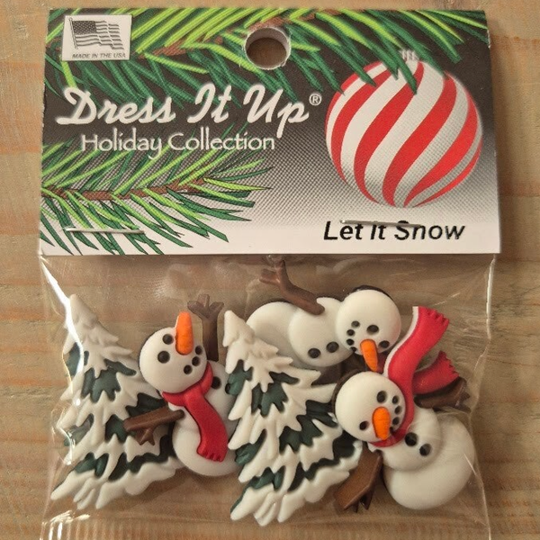 Dress it up - Sierknopen - Let It Snow