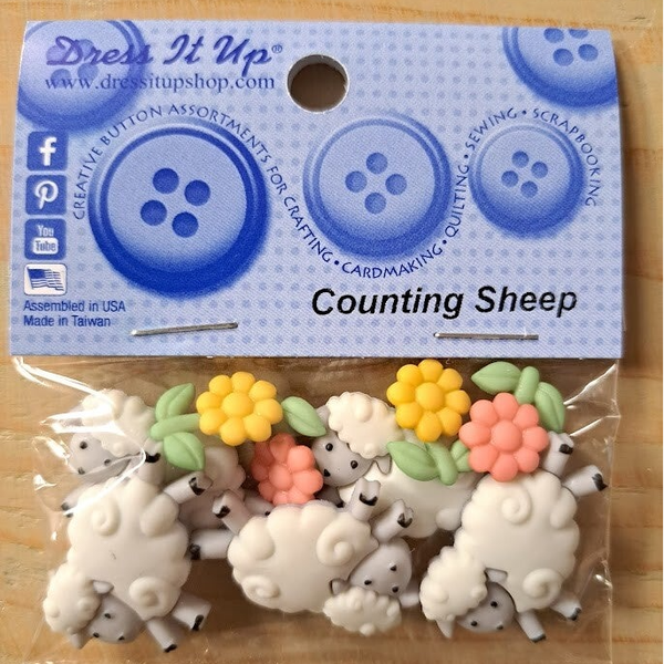 Dress it up - Sierknopen - Counting Sheep