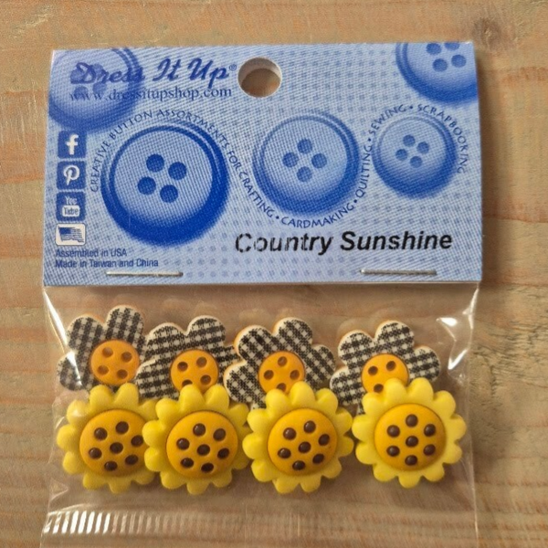 Dress it up - Sierknopen - Country Sunshine