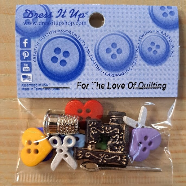 Dress it up - Sierknopen - For The Love Of Quilting