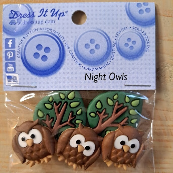 Dress it up - Sierknopen - Night Owls