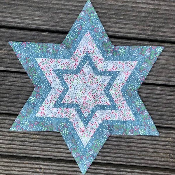 DHZ quiltpakket - Kerstster kleed groot