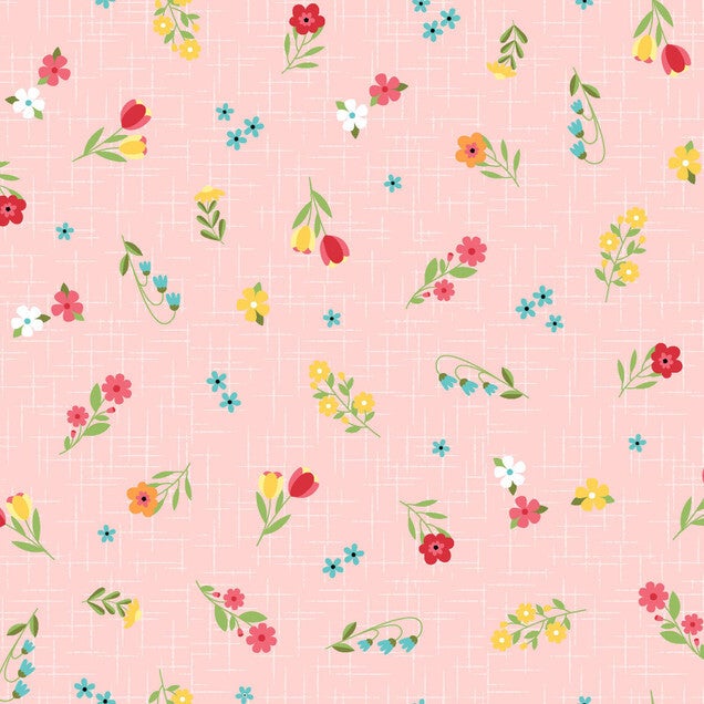 Sippin' on Sunshine - Ditsy On Texture Pink