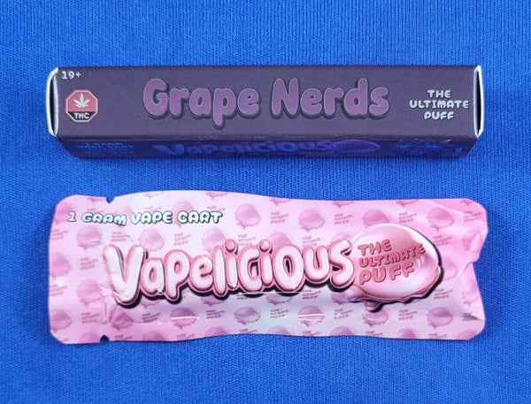 Grape Nerds Sativa 1g Cart