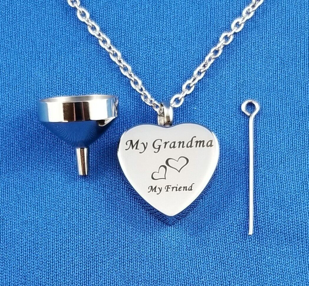 My Grandma My Friend Cremation Pendant Kit