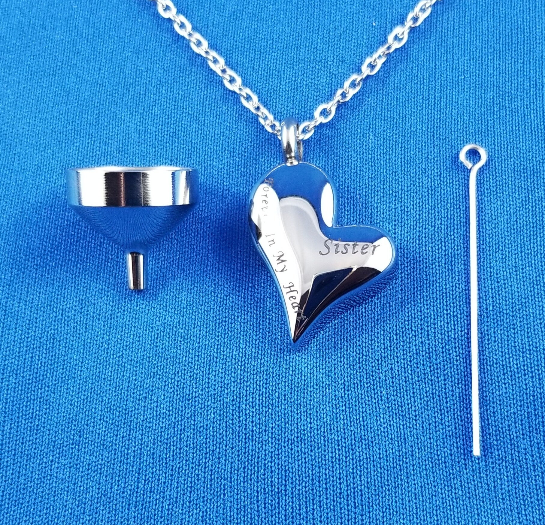 Sister Always in My Heart Cremation Pendant Kit