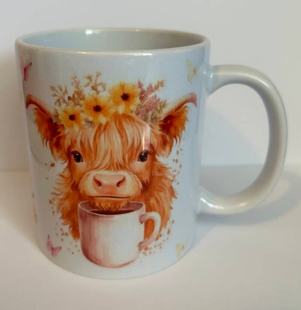 Highland Cow Good Friends Mug