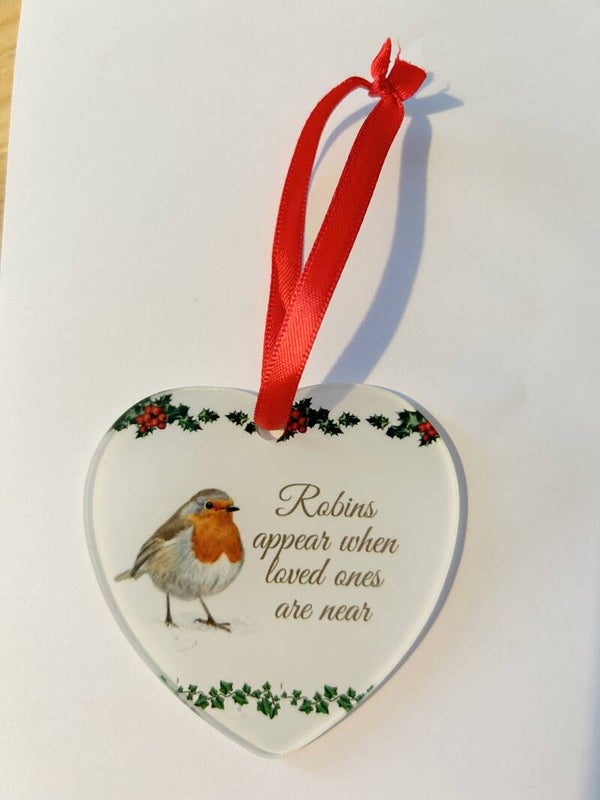 When Robins Appear Tree Decoration