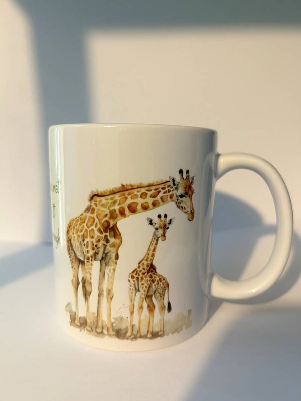 Giraffe "A mothers love" Mug