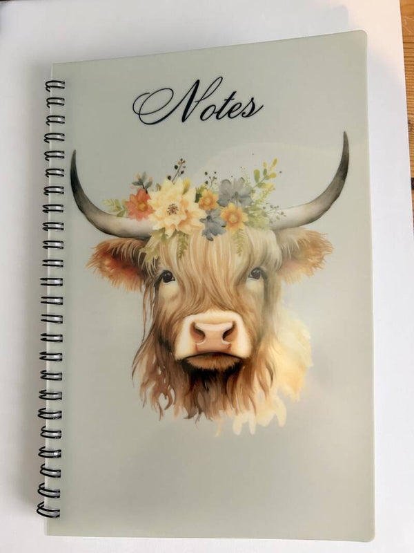 Highland Cow Notebook