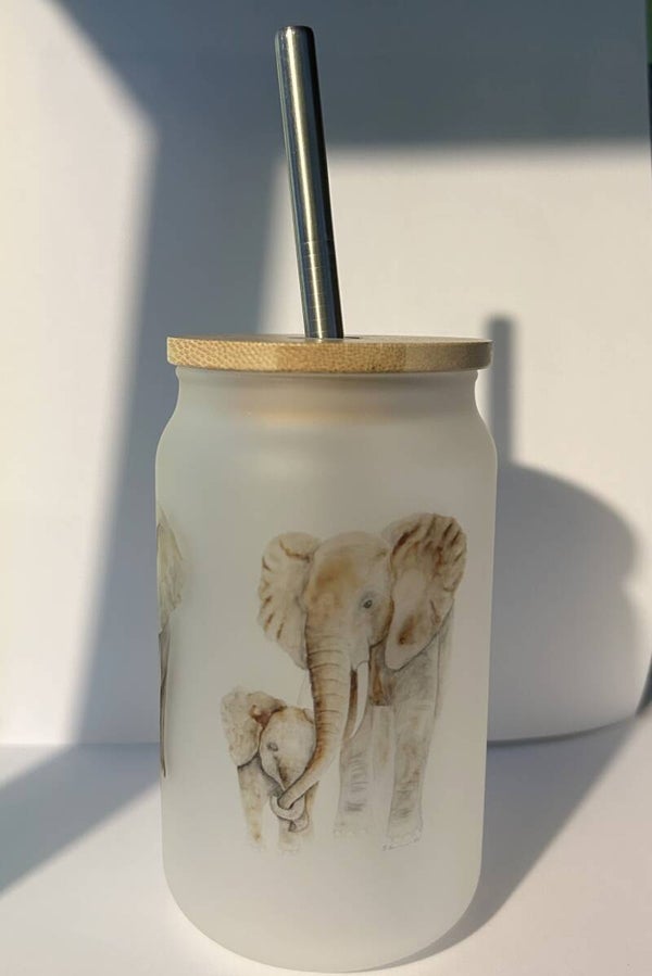 Frosted Glass - Elephant