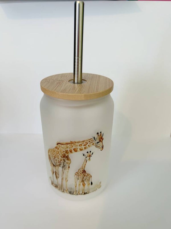 Frosted Glass - Giraffe