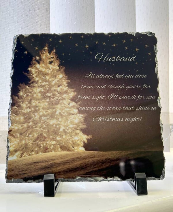 Husband Christmas Slate