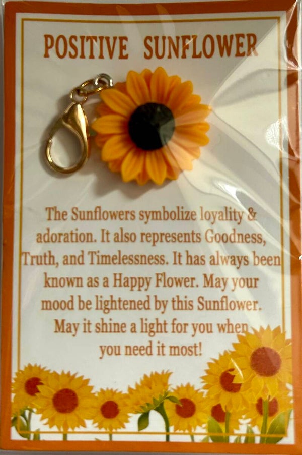 Positive Sunflower card