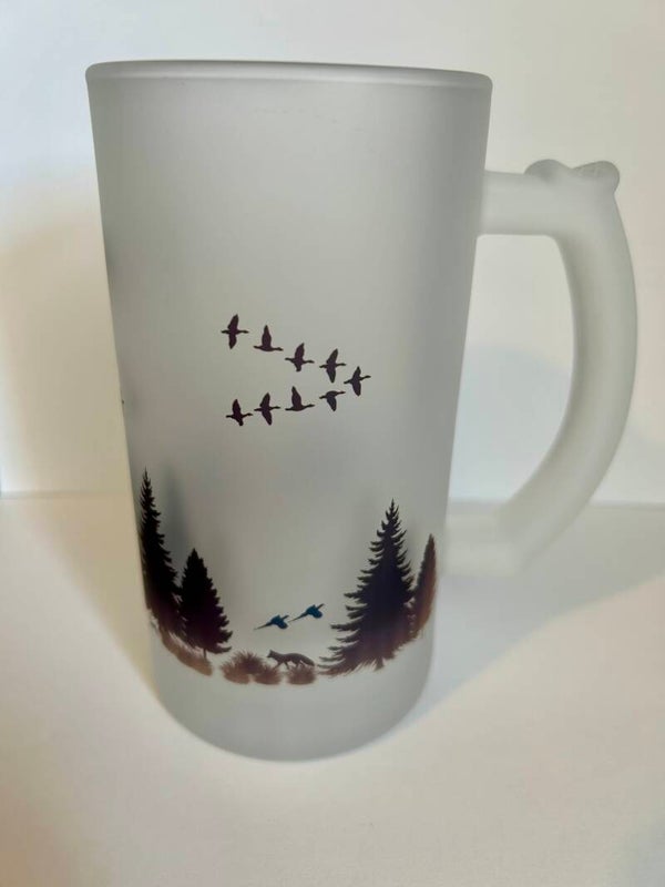 Glass beer stein - Moonlight