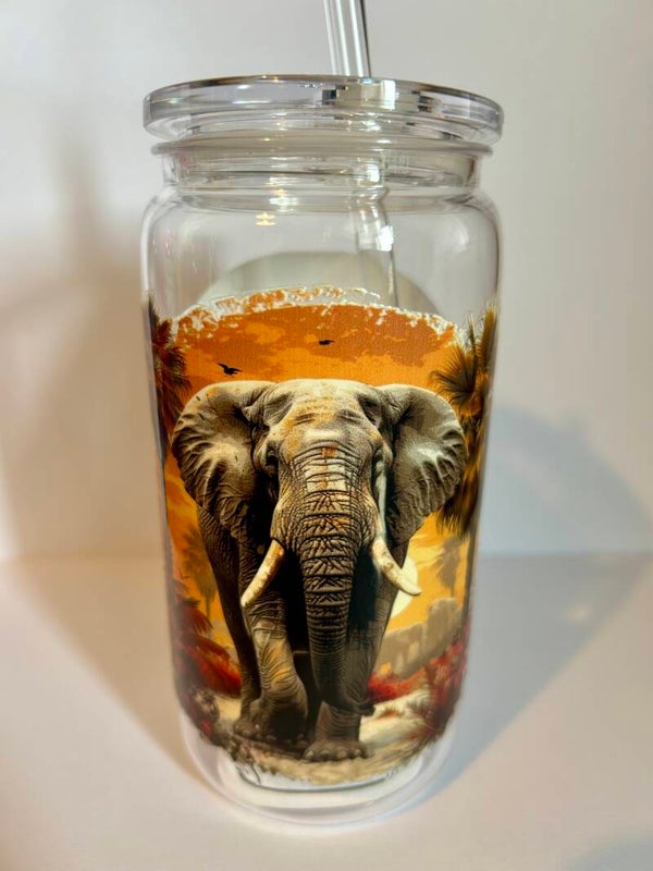 Elephant plastic tumbler