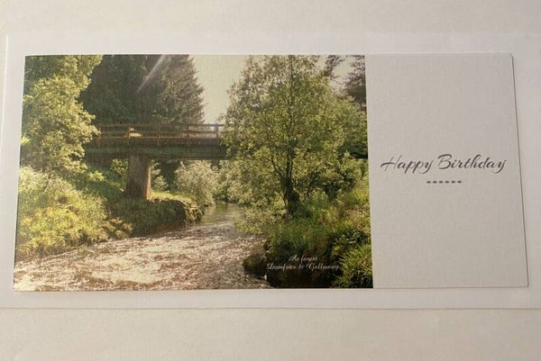 Ae Forest, Dumfries & Galloway Birthday Card